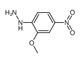 2-methoxy-4-nitrophenylhydrazine Structure