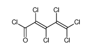 perchloro-2,4-pentadienoyl chloride Structure