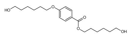 4-(6-hydroxyhexyloxy)phenylenecarbonyloxy 6'-hexane 1'-ol Structure