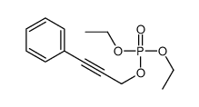 diethyl 3-phenylprop-2-ynyl phosphate Structure