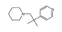 4-(2-methyl-1-piperidin-1-ylpropan-2-yl)pyridine Structure