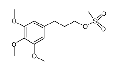3-(3,4,5-trimethoxyphenyl)propyl methane-sulfonate结构式