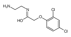 N-(2-aminoethyl)-2-(2,4-dichlorophenoxy)acetamide结构式