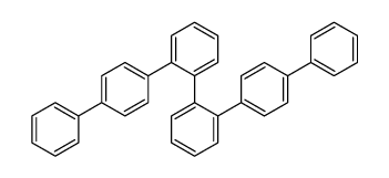 1-phenyl-4-[2-[2-(4-phenylphenyl)phenyl]phenyl]benzene结构式