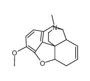 3-Methoxy-4,5α-epoxy-7,8-didehydro-17-methylmorphinan结构式