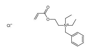 benzyldiethyl[2-[(1-oxoallyl)oxy]ethyl]ammonium chloride structure