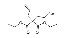 2-allyl-2-but-3-enyl-malonic acid diethyl ester Structure