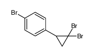 1-bromo-4-(2,2-dibromocyclopropyl)benzene Structure