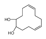 (1R*,2S*,5E,9Z)-5,9-cyclododecadien-1,2-diol structure