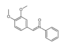1-(3,4-dimethoxyphenyl)-N-phenylmethanimine oxide结构式