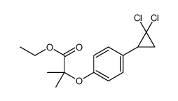 ethyl 2-[4-(2,2-dichlorocyclopropyl)phenoxy]-2-methylpropionate Structure