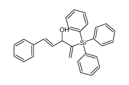 (E)-2-Triphenylsilyl-5-phenyl-1,4-pentadien-3-ol结构式
