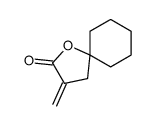 3-亚甲基-1-氧杂螺[4.5]癸-2-酮结构式