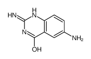 2,6-DIAMINO-4-HYDROXYQUINAZOLINE structure