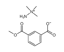 1,1,1-trimethylhydrazin-1-ium 3-(methoxycarbonyl)benzoate Structure