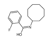 Benzamide, N-cyclooctyl-2-fluoro- (9CI) structure