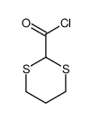 1,3-Dithiane-2-carbonyl chloride (9CI) structure