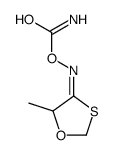 [(E)-(5-methyl-1,3-oxathiolan-4-ylidene)amino] carbamate Structure