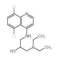 1-[(5,8-dichloroquinolin-4-yl)amino]-3-diethylamino-propan-2-ol picture