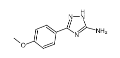 5-(4-甲氧基苯基)-4H-1,2,4-三唑-3-胺结构式