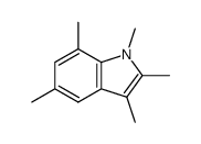1,2,3,5,7-pentamethyl-1H-indole structure