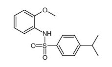 N-(2-methoxyphenyl)-4-propan-2-ylbenzenesulfonamide Structure