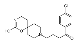 9-[3-(p-Chlorobenzoyl)propyl]-1-oxa-3,9-diazaspiro[5.5]undecan-2-one Structure