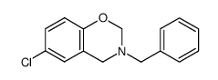 6-Chloro-3,4-dihydro-3-(phenylmethyl)-2H-1,3-benzoxazine结构式