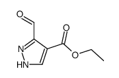 3-formyl-1H-pyrazole-4-carboxylic acid ethyl ester Structure