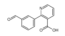 3-(3-(Carboxypyridin-2-yl)benzaldehyde structure