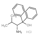 (R)-(+)-2-Amino-3-methyl-1,1-diphenyl-1-butanol hydrochloride Structure