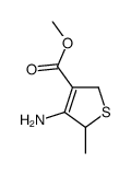 methyl 4-amino-5-methyl-2,5-dihydrothiophene-3-carboxylate结构式