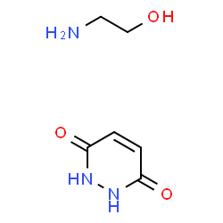 1,2-dihydropyridazine-3,6-dione, compound with 2-aminoethanol (1:1) structure