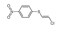 trans-p-nitrophenyl β-chlorovinyl sulfide结构式