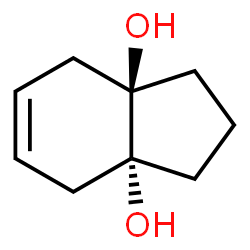 1H-Indene-3a,7a-diol, 2,3,4,7-tetrahydro-, (3aR,7aR)-rel- (9CI) Structure