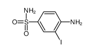 4-amino-3-iodobenzenesulfonamide结构式