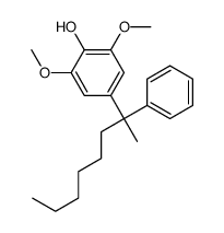 2,6-dimethoxy-4-(2-phenyloctan-2-yl)phenol结构式