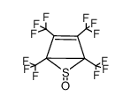 1,2,3,4-tetrakis(trifluoromethyl)-5-thiabicyclo{2.1.0}pentane S-oxide Structure
