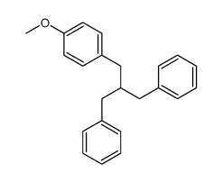 1-(2-benzyl-3-phenylpropyl)-4-methoxybenzene结构式