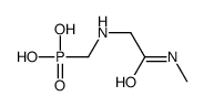 [[2-(methylamino)-2-oxoethyl]amino]methylphosphonic acid Structure