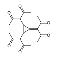 3-[2-(1-Acetyl-2-oxo-propyl)-3-(1-acetyl-2-oxo-propylidene)-cycloprop-1-enyl]-pentane-2,4-dione结构式