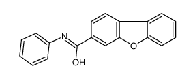 N-phenyldibenzofuran-3-carboxamide结构式