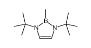 1,3-ditert-butyl-2-methyl-1,3,2-diazaborole结构式