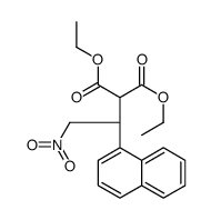 diethyl 2-[(1S)-1-naphthalen-1-yl-2-nitroethyl]propanedioate结构式