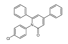 1-(4-chlorophenyl)-4,6-diphenylpyridin-2-one Structure