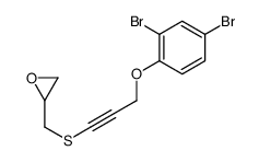 2-[3-(2,4-dibromophenoxy)prop-1-ynylsulfanylmethyl]oxirane Structure