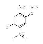 Benzenamine,5-chloro-2-methoxy-4-nitro- Structure