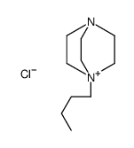 4-butyl-1-aza-4-azoniabicyclo[2.2.2]octane,chloride Structure