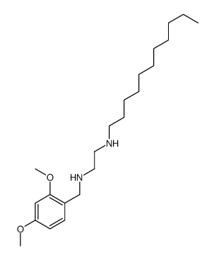 N'-[(2,4-dimethoxyphenyl)methyl]-N-undecylethane-1,2-diamine结构式