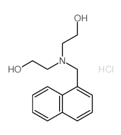 2-(2-hydroxyethyl-(naphthalen-1-ylmethyl)amino)ethanol Structure